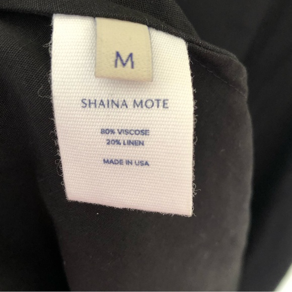 NWOT Shaina Mote Roma Dress Onyx Black - Picture 7 of 9